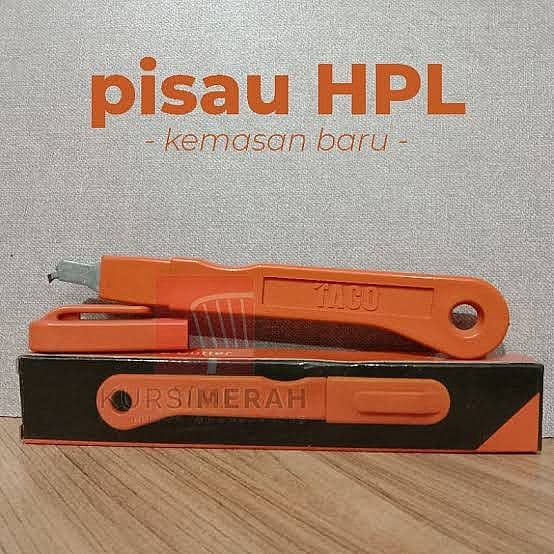 PISAU POTONG HPL CUTTER TACO Cuter silet alat pemotong warna random