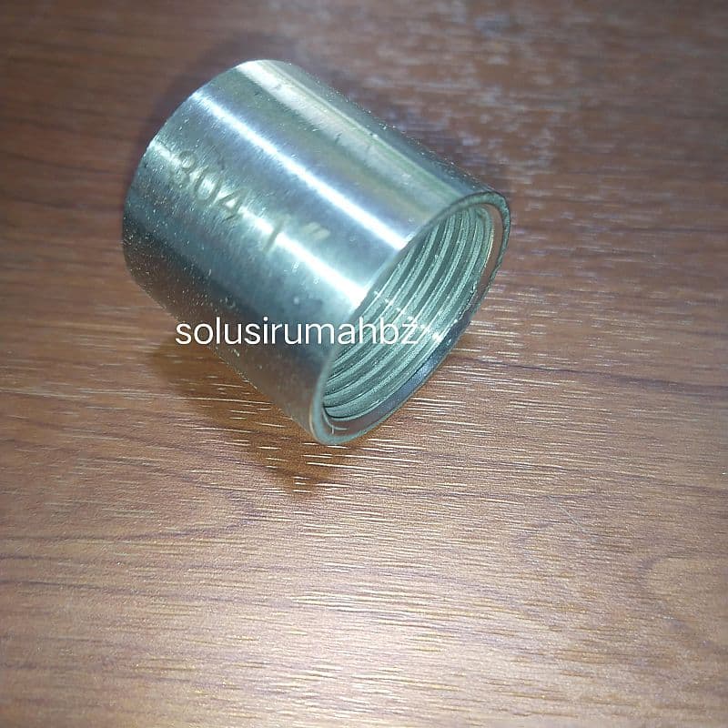 SOK DRAT DALAM STAINLESS 1&rdquo; SS SDD SOCK 304 SOCKET 1 INCH 1INCH 1 IN