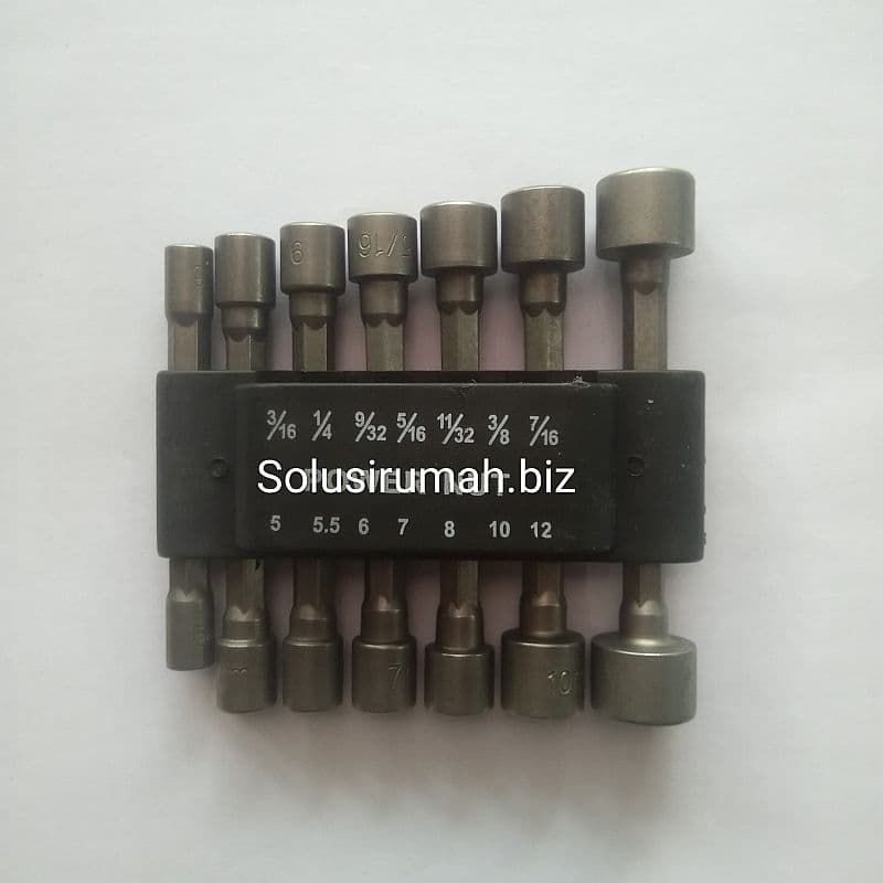MATA NUTSETTER SET 14PCS 5-12MM HEX NUT DRILLING VANDANIUM CHROME