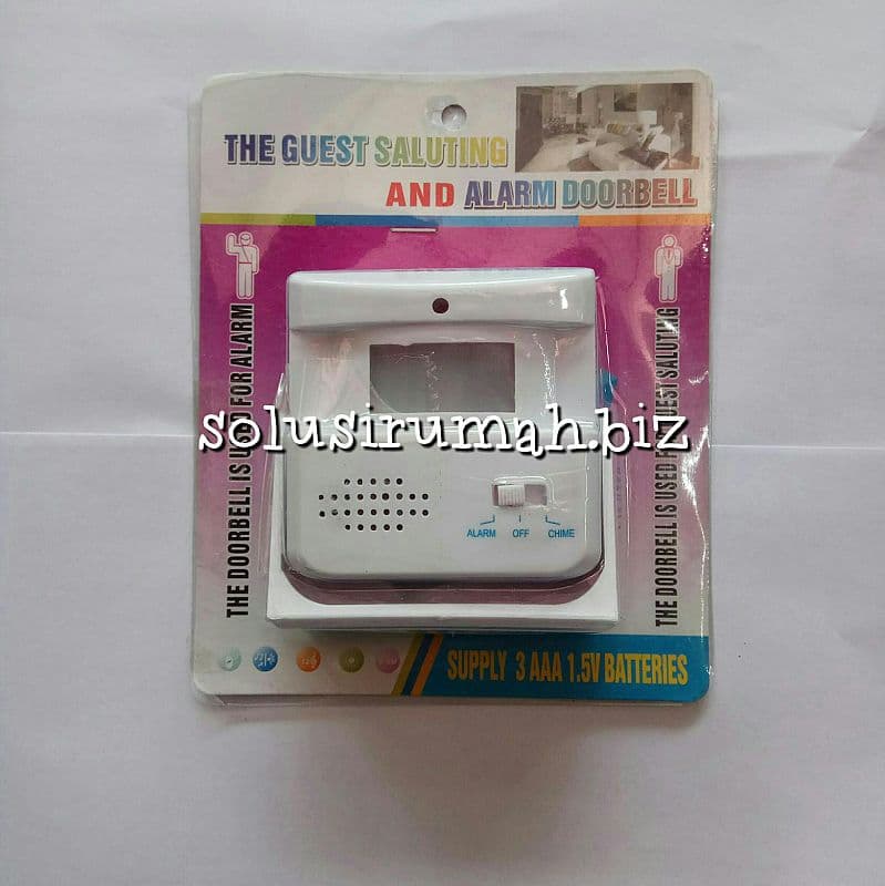 BEL MOTION SENSOR SPEAKER QUEST SALUTING ALARM GERAK MODEL HARNIC BEL