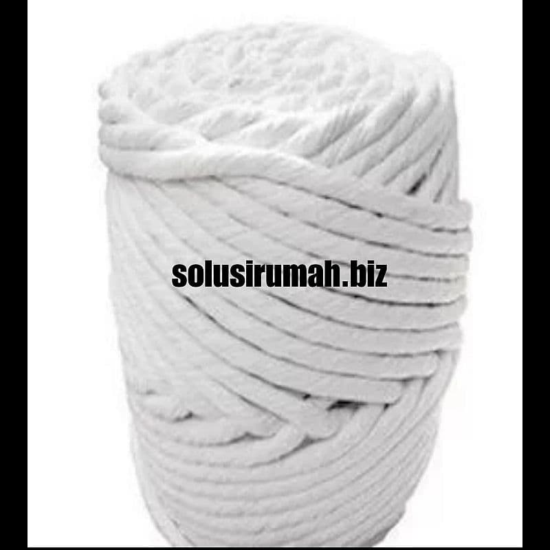 TALI ASBES 8MM PER 1 METER TAMBANG ASBES ABSETOS ROPE CORD TWISTED