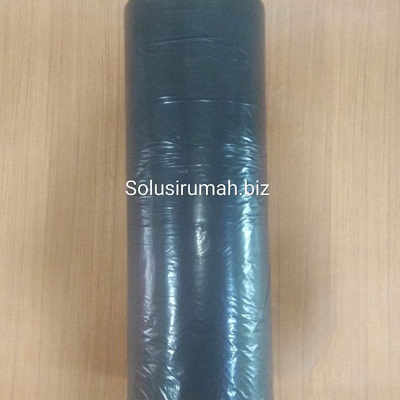 PLASTIK MULSA LEBAR 120CM HITAM SILVER PERMETER 120 CM 1M BLACK PERAK