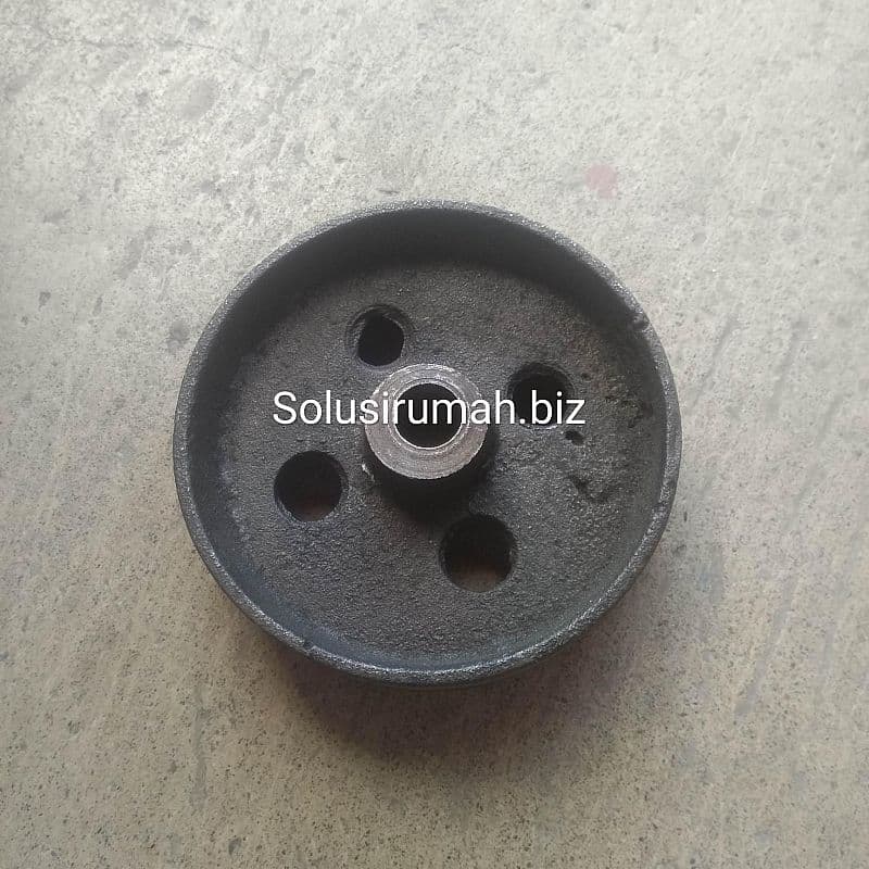 RODA TIMBANGAN DUDUK BAN BESI COR SAJA U 300KG WHEEL ONLY