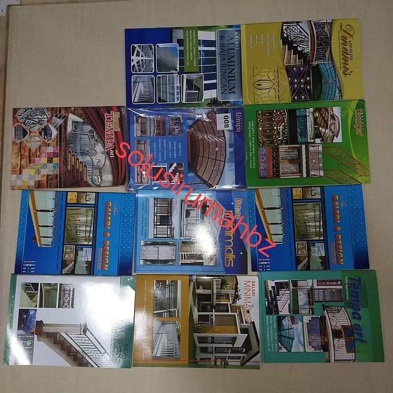 majalah galery tukang katalog pagar kanopi canopy teralis tangga pintu baja ringan