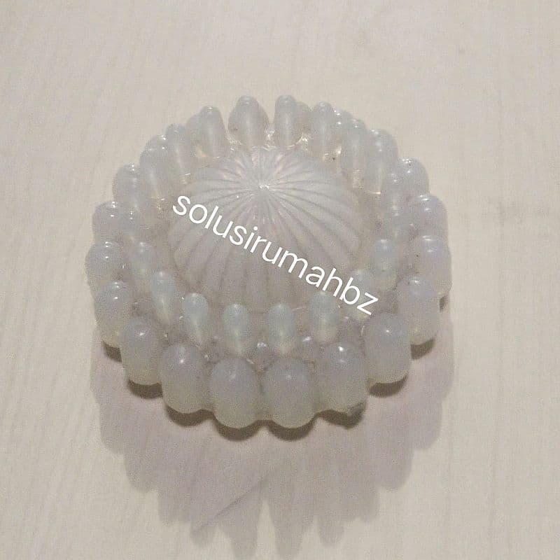 HIASAN PLASTIK 85MM SAJA U/ TOPI LAMPU LB 40MM PLAFON MASPION + PLAT B