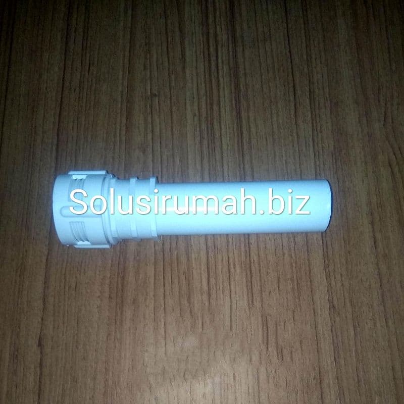 BUANGAN BAK PVC 1" PUTIH N ADA BUANG SEPARUH NYA 1 INCH afur bak avoor
