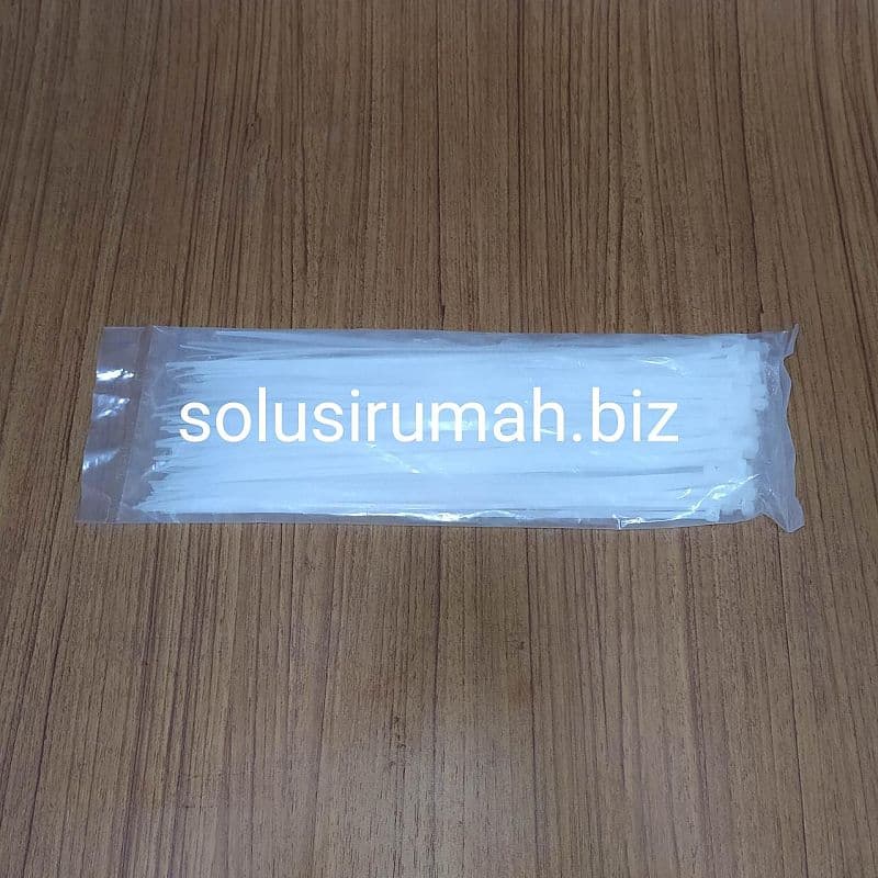 KABEL TIE 25CM PUTIH 250 MM CABLE TIES pengikat DASI PAK 100pcs PACK W