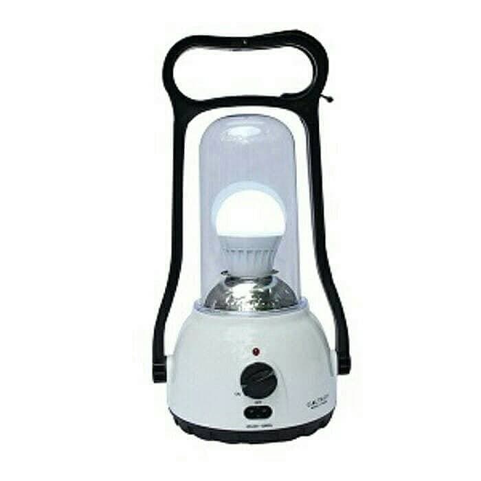 Caltech Lampu Emergensi CT-860EL LED 3W E27 Baterai 4V 3Ah Durasi 3.5 Jam Dapat Diisi Ulang & Indikator Menyala lampu