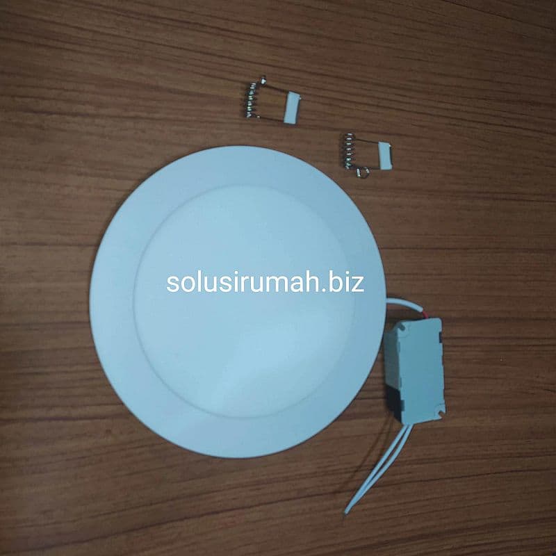 DOWNLIGHT PEER 12W 170MM BULAT WHITE LAMPU PANEL LED