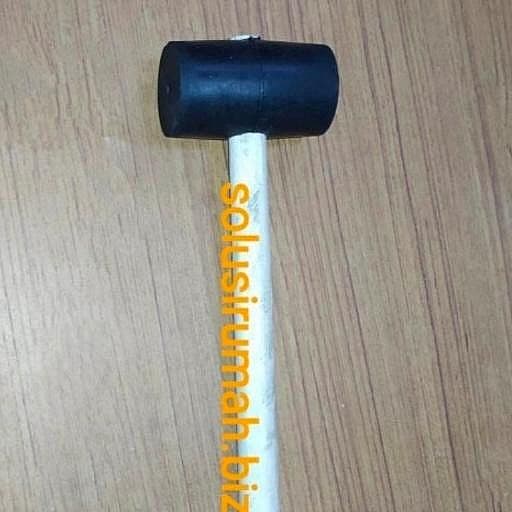 palu karet 8 oz 8oz hitam keramik 200g rubber hammer ceramic granit