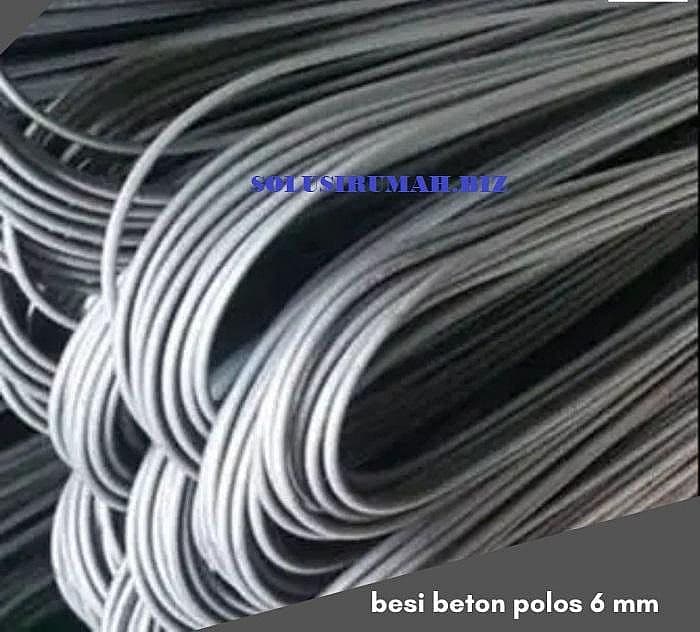 BESI BETON 6SNI /METER 1METER 5.7MM BULAT ROLLING 1M 1 M 6MM KURANG