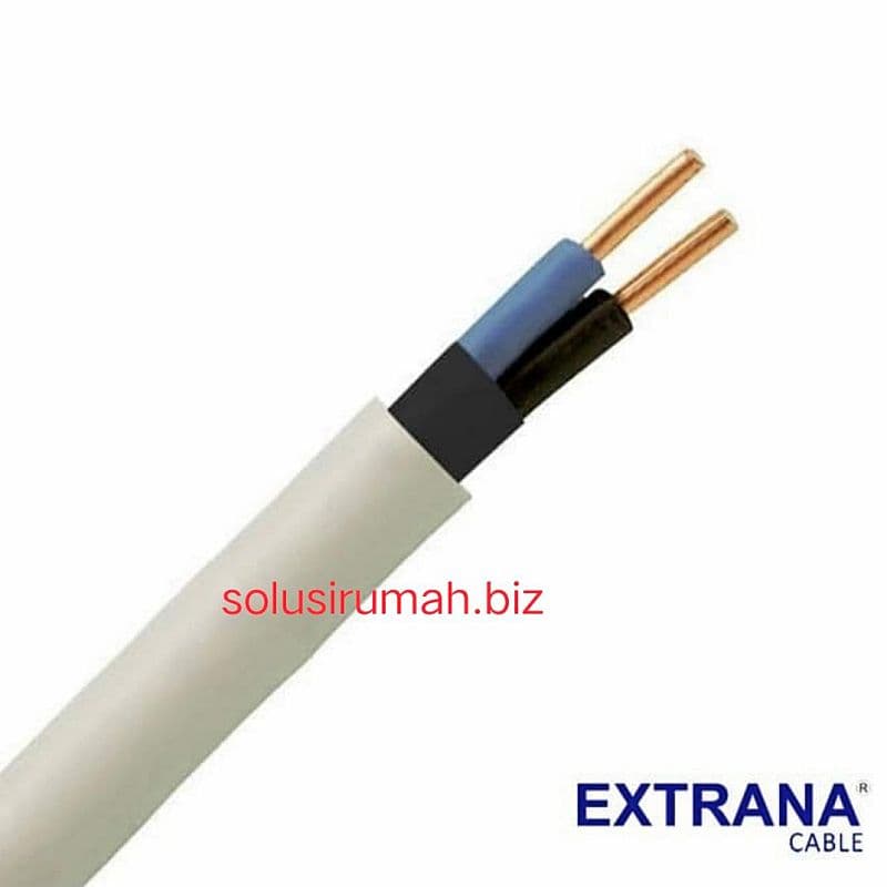kabel nym 2x1.5 mm 1meter 2 x 1.5mm meteran 1,5 mm 1,5mm 1m 1 m sni lm