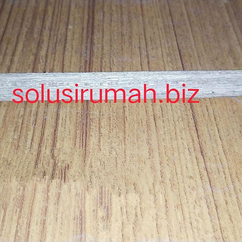 LIST KAYU SUDUT PROFIL 13 mm X 13MM AN panjang 50cm LIS CAMPUR agatis