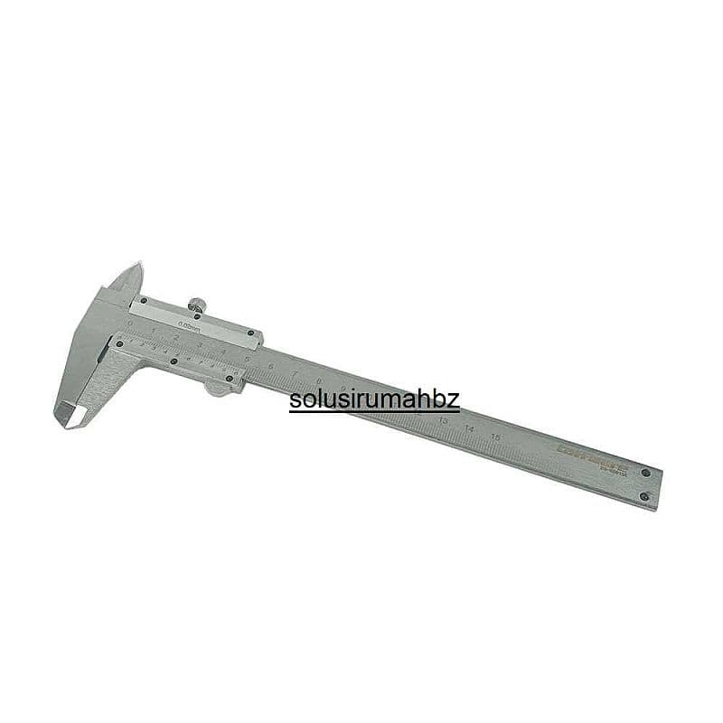 SKETMAT MANUAL SS STAINLESS bungkus plastik JANGKA SORONG VERNIER CALIPER 6" 005 or 002