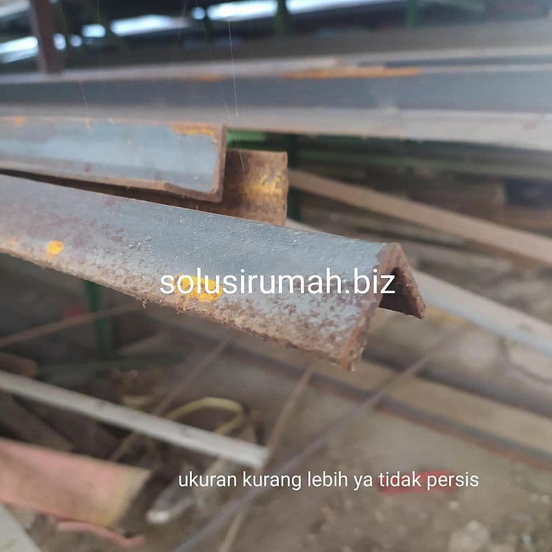 SIKU BESI 26MM T 2.4mm 1M RAK TIANG L PANJANG 1METER 1 M PERMETER