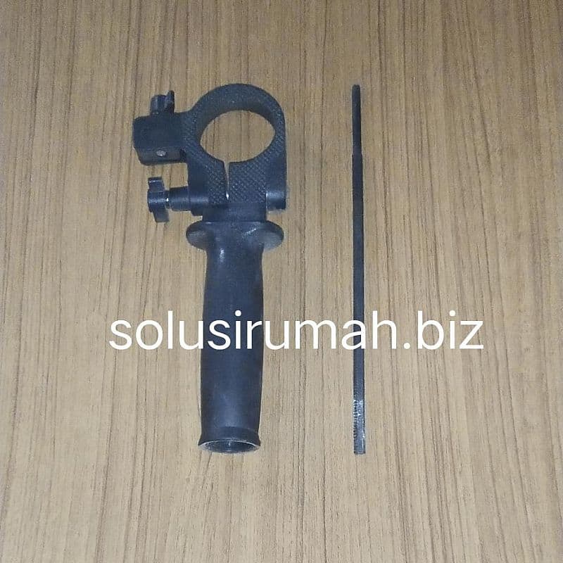 HANDLE MESIN BOR + meter garisan ukuran panjang PEGANGAN LUBANG drill