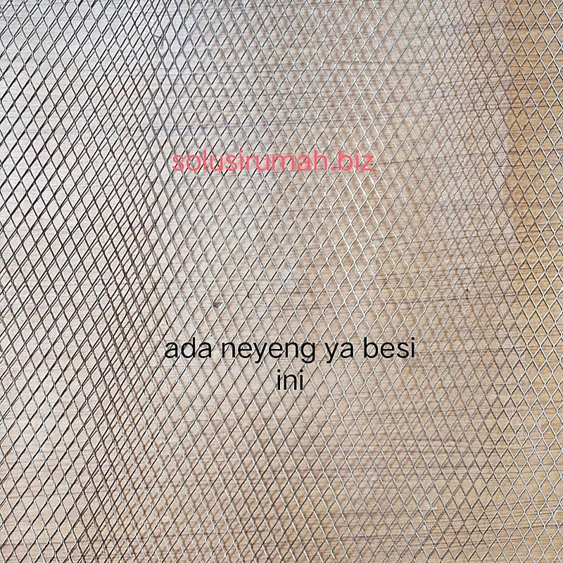 KAWAT MESH EXPANDA CUSTOM /100cm 10x21mm BESI HITAM EXPANDED METAL cut