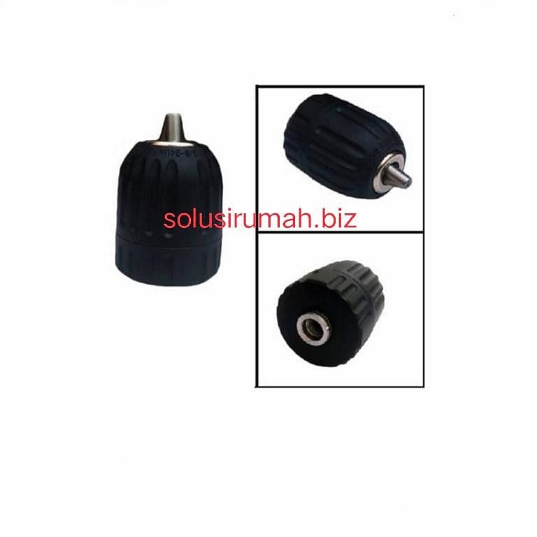 kepala bor keyless 10mm drill tanpa kunci chuck 10 mm 3/8 3/8" head suku cadang bor