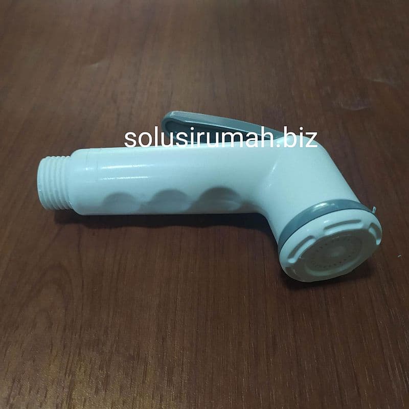 BIDET KEPALA SAJA PUTIH MODEL MOTIF PVC PLASTIC PLASTIK SHOWER TOILET