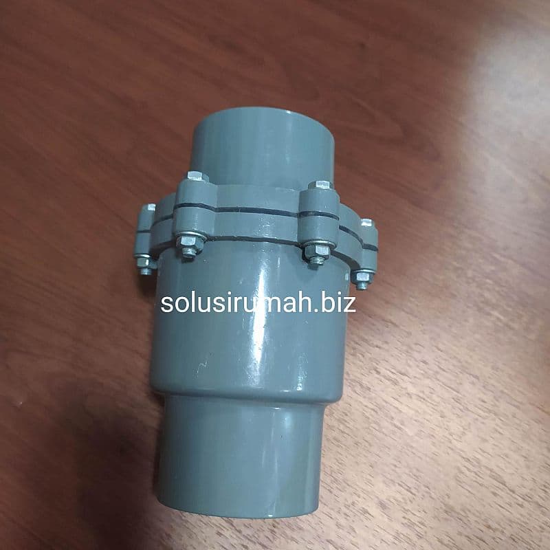 PVC 2" 2 in Check Valve King Da Jeng Taiwan Cek Pipa One Way Inch