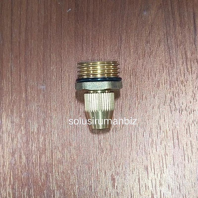 SPUYER LURUS DRAT LUAR 1/2 KUNINGAN 0.5 SPRINKLER IRIGASI TAMAN KABUT