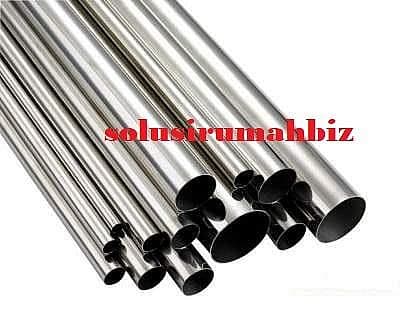 per10cm potong PIPA SS bulat 1 1/4 IN 32MM 1 1/4" STAINLESS 1.25 inch