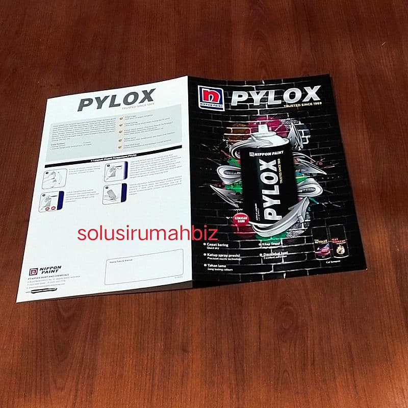 COLOR CARD CAT NIPPON PAINT PYLOX TRUSTED SPRAY PAINT 6HAL KARTU WArna