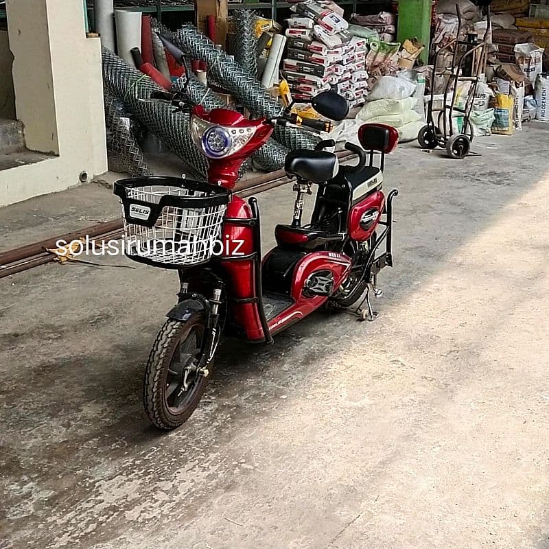 selis murai non baterai complete set sepeda listrik display merah