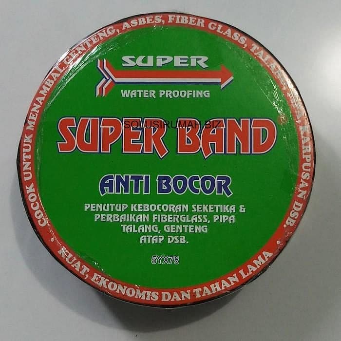 Lakban Seng 10M Anti Bocor Solasi Atap Perekat Aspal Super Band Besar