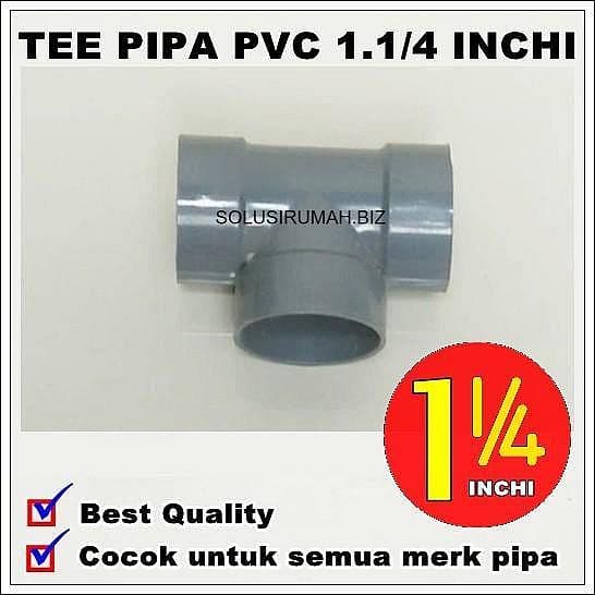Tee 1 1/4" DV 1 1/4INCH 1 1/4DV 1 1/4 T PVC PLASTIK PLASTIC FITING