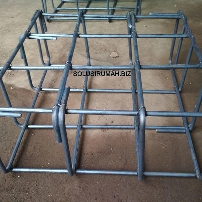 Pondasi Cakar ayam 40x40x20 4GARIS Besi 10 an 40 x 40cm tinggi 20 cm