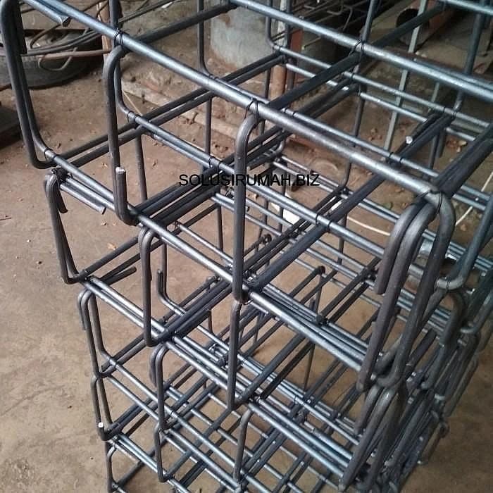 Pondasi Cakar ayam 60x60XT20 Besi 10 AN 4BARIS 3 KOTAK 60cm x 60 cm
