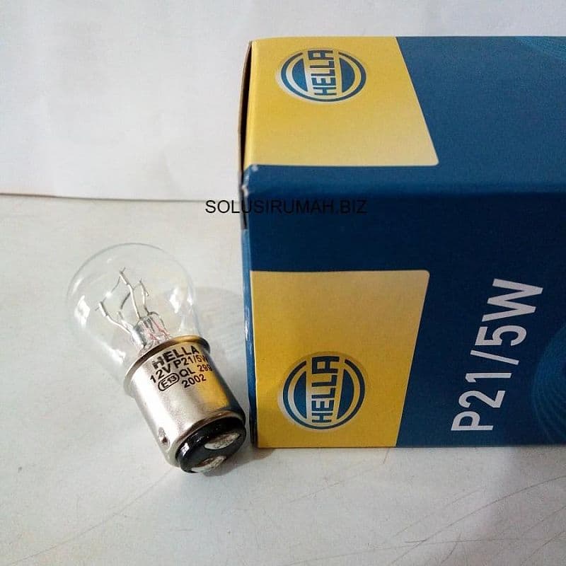 Bola Bohlam Lampu Hella K2 12Volt 21/5 Watt w rem belakang 5w 12v 12 v