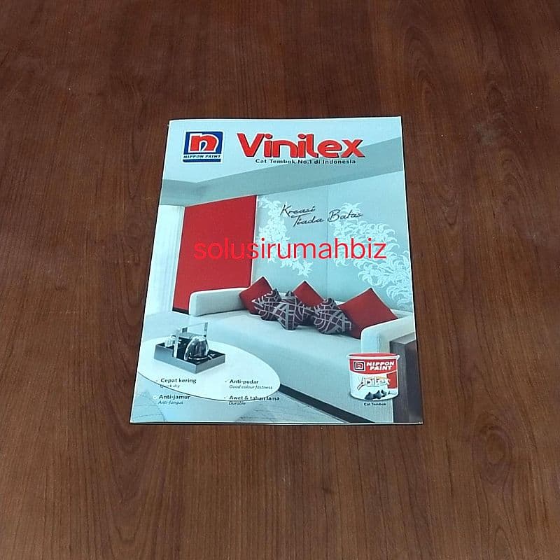 COLOR CARD COLOUR CAT NIPPON PAINT VINILEX WALL PAINT KARTU WARNA