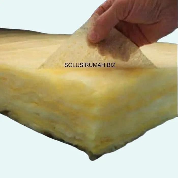 Glaspul Glaspol per100g Peredam Knalpot glasswool panas suara timbang 100 gram