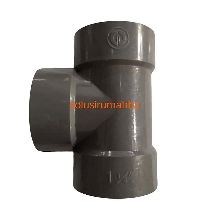 Tee 1 1/4" DV 1 1/4 INCH ABU T merk MASPION D PVC