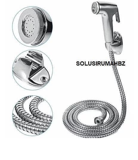 SHOWER BIDET SET JET KLOSET CEBOK WC SEMPROTAN DUDUK CLOSET 3IN1 PILIH