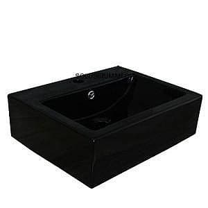 WASTAFEL KOTAK HITAM GANTUNG 500X400X150MM SANITARY CUCI TANGAN