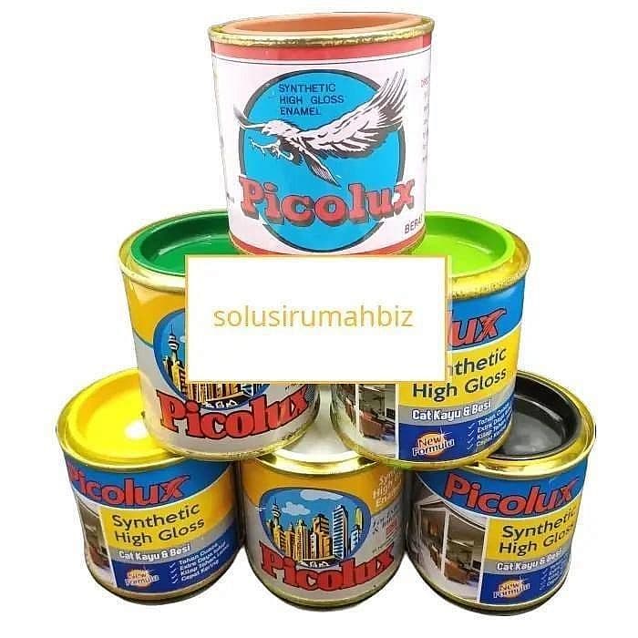 Cat Kayu & Besi solvent 200 cc Cat Synthetic high gloss 200cc 200ml