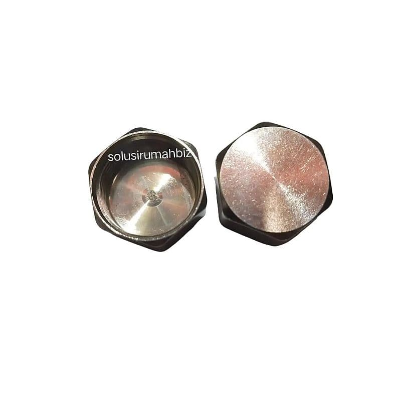 tutup stainless 1/2 inch drat dalam 1/2" dop drat dalam ddd ss steel