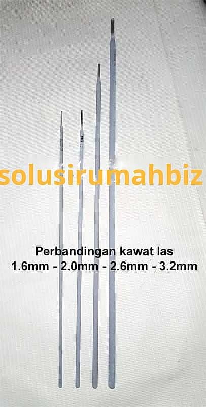 Per Pcs Kawat Las Stainless Steel 2.6mm x 200mm flux standart Eceran