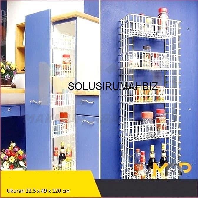 Rak 5 Susun PVC COATING RACKING Modeline 5 STACK WIRE RACK SYSTEM Besi Kayu