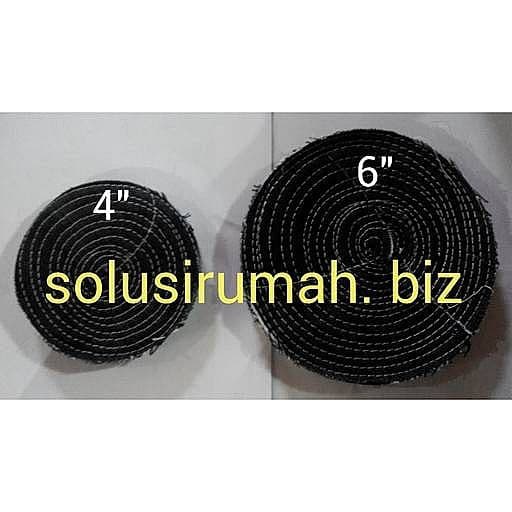 POLES KAIN 4" BIRU TUA 100*12MM JEANS 1PCS