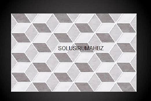 PER DOS KERAMIK 25X40 grey motif IX21 25 X 24 CM DINDING ABU EMBORDIR