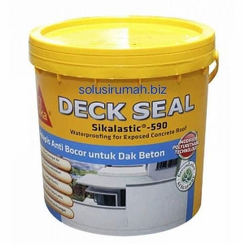 sikalastic 590 deckseal 4 kg grey abu waterproofing atap deck 4kg Paint
