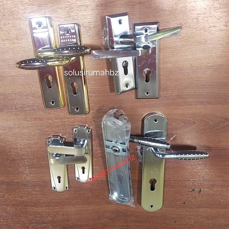 gagang pintu rumah pilih ukuran handle handel warna motif random