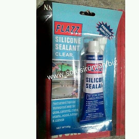 LEM KACA 85G BENING TUBE FLAZZ SILICONE SEALANT AQUARIUM