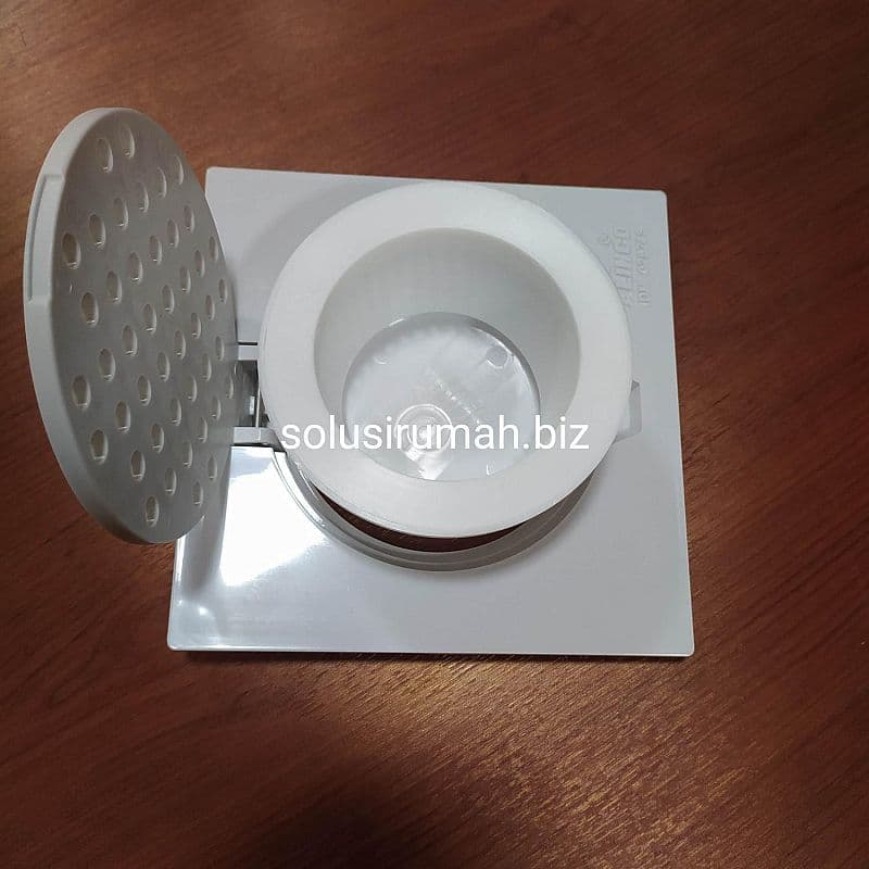 floor drain jumbo 150x150mm tinggi 75mm plastik abs saringan got besar