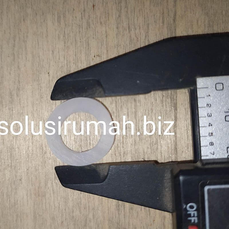SEAL KARET GEPENG SHOWER 10x19 flexible silikon silicon kecil silikone