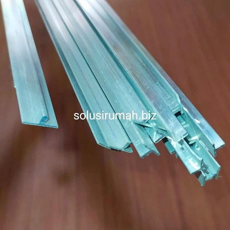 per10cm potongan T ALUMINIUM REL Tee MATEX KECIL 12.5mm 5MM furniture